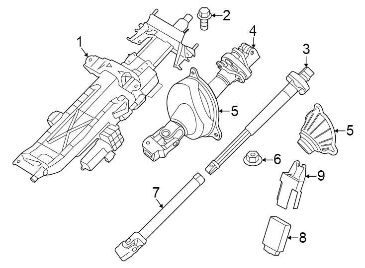 3Steering column. Housing & components.https://images.simplepart.com/images/parts/motor/fullsize/1934415.png