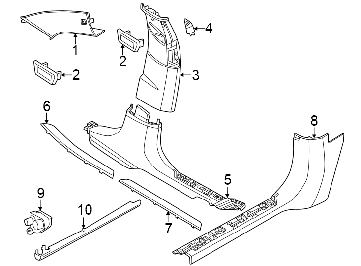 1Pillars. Rocker & floor. Interior trim.https://images.simplepart.com/images/parts/motor/fullsize/1934620.png