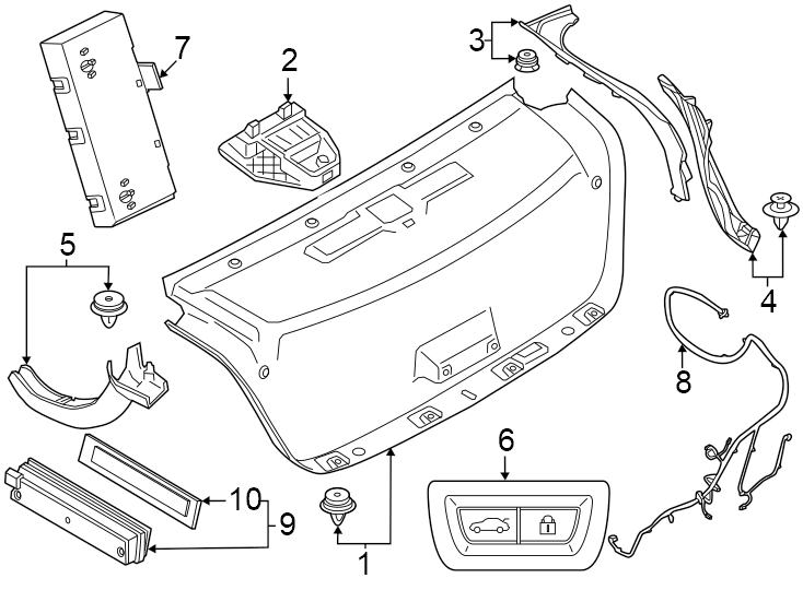 7Trunk lid. Interior trim.https://images.simplepart.com/images/parts/motor/fullsize/1934810.png