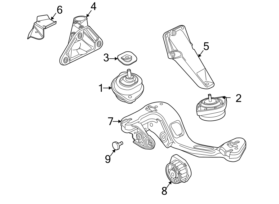 ENGINE & TRANS MOUNTING.