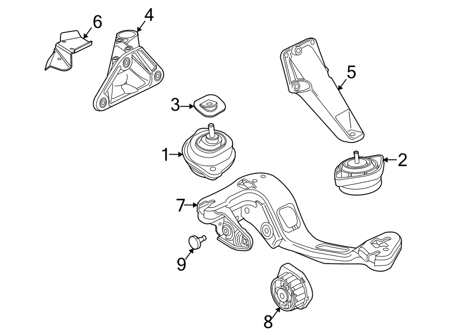 ENGINE & TRANS MOUNTING.