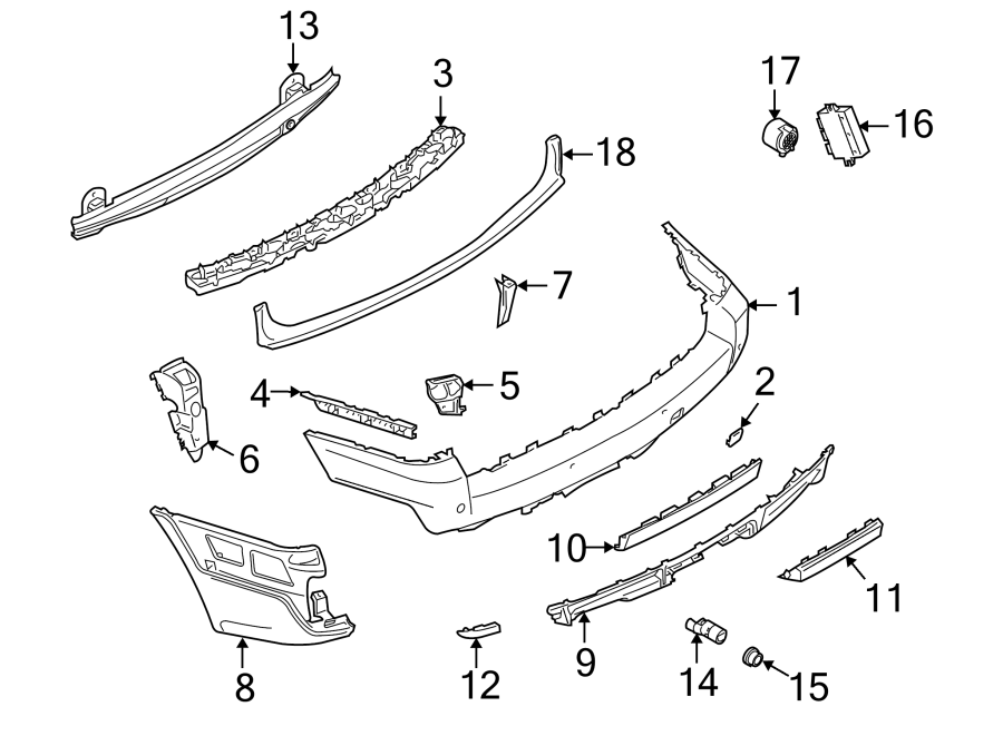 16REAR BUMPER. BUMPER & COMPONENTS.https://images.simplepart.com/images/parts/motor/fullsize/1935697.png