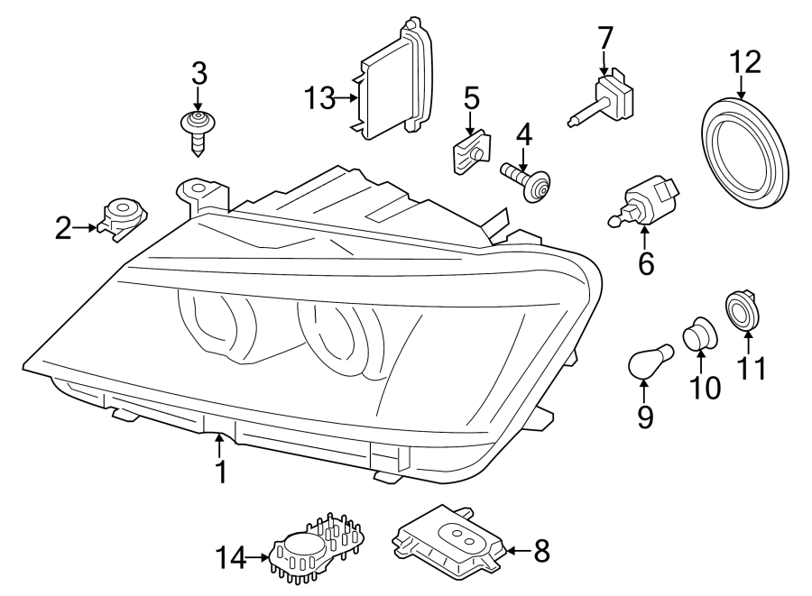 11FRONT LAMPS. HEADLAMP COMPONENTS.https://images.simplepart.com/images/parts/motor/fullsize/1936035.png