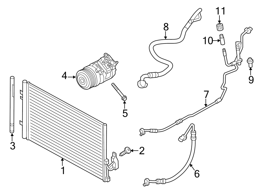 7AIR CONDITIONER & HEATER. COMPRESSOR & LINES. CONDENSER.https://images.simplepart.com/images/parts/motor/fullsize/1936142.png