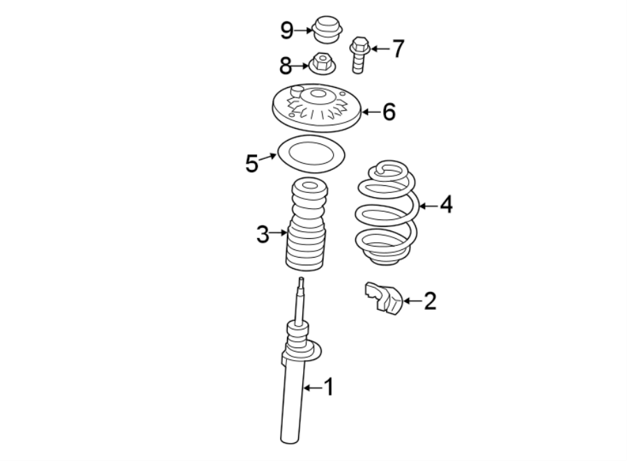 FRONT SUSPENSION. STRUTS & COMPONENTS.