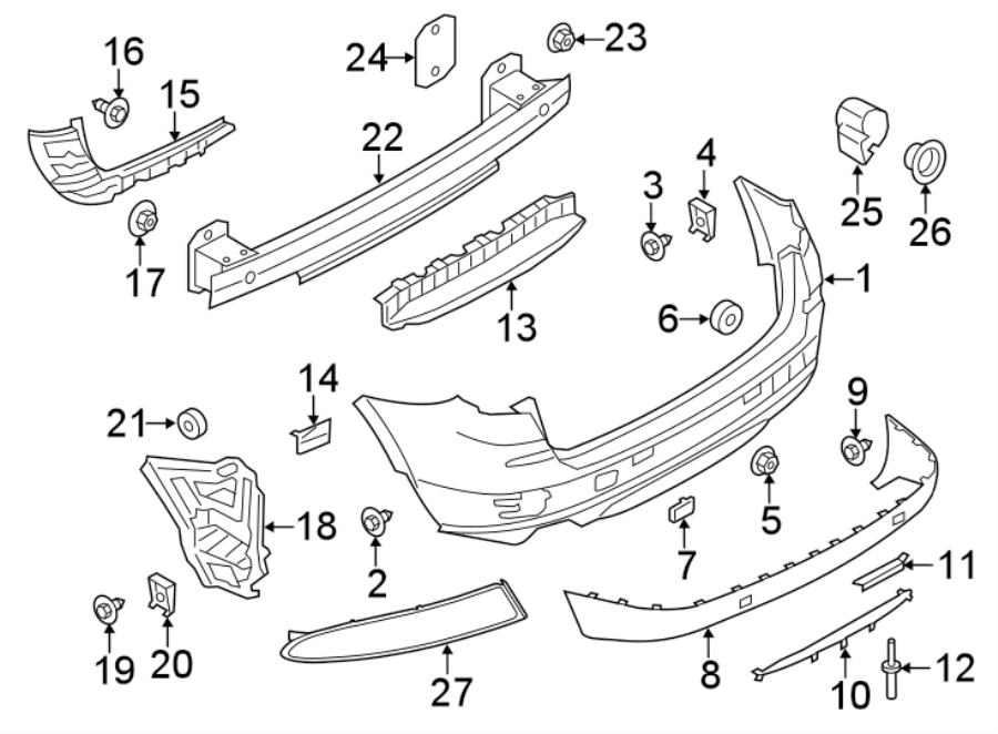 11REAR BUMPER. BUMPER & COMPONENTS.https://images.simplepart.com/images/parts/motor/fullsize/1936726.png