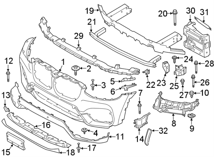 26Front bumper & grille. Bumper & components.https://images.simplepart.com/images/parts/motor/fullsize/1937005.png