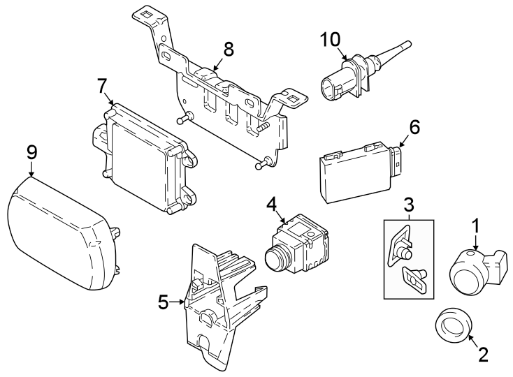 1Front bumper & grille. Electrical components.https://images.simplepart.com/images/parts/motor/fullsize/1937016.png