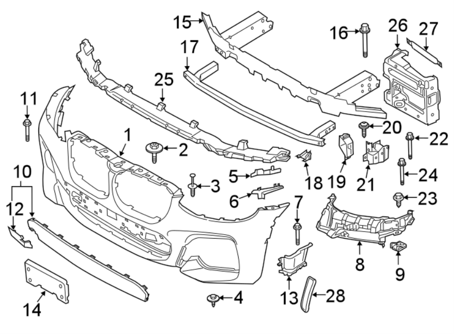 6Front bumper & grille. Bumper & components.https://images.simplepart.com/images/parts/motor/fullsize/1937020.png