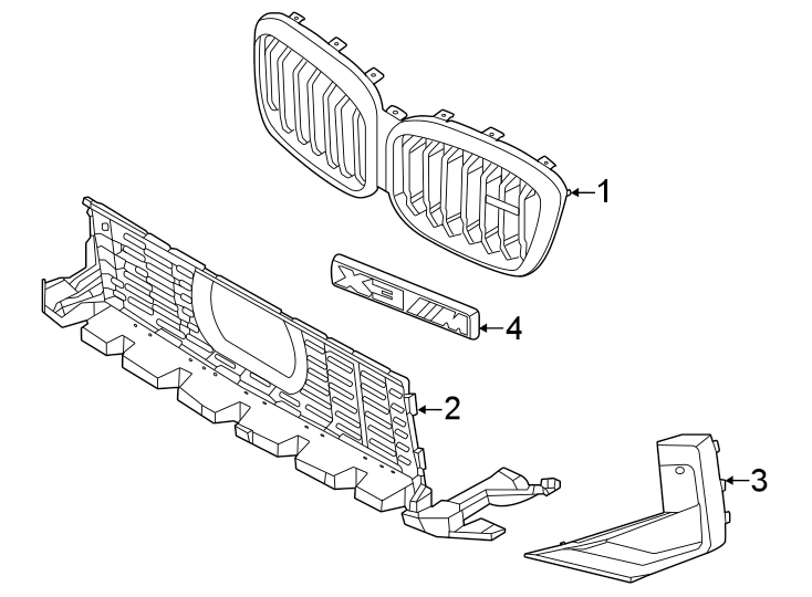 2Front bumper & grille. Grille & components.https://images.simplepart.com/images/parts/motor/fullsize/1937029.png