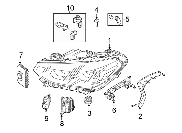 7Front lamps. Headlamp components.https://images.simplepart.com/images/parts/motor/fullsize/1937037.png