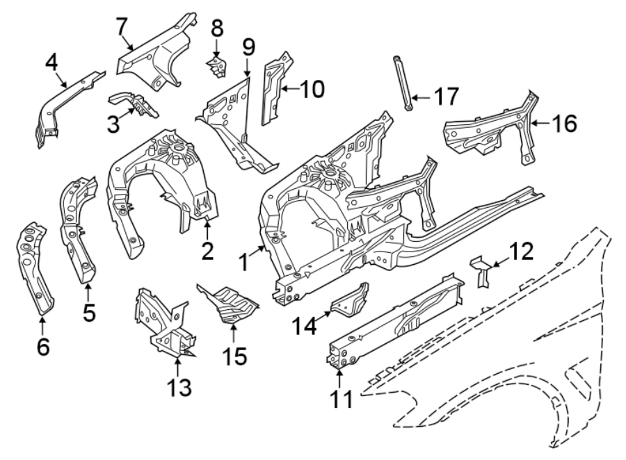 7Fender. Structural components & rails.https://images.simplepart.com/images/parts/motor/fullsize/1937145.png