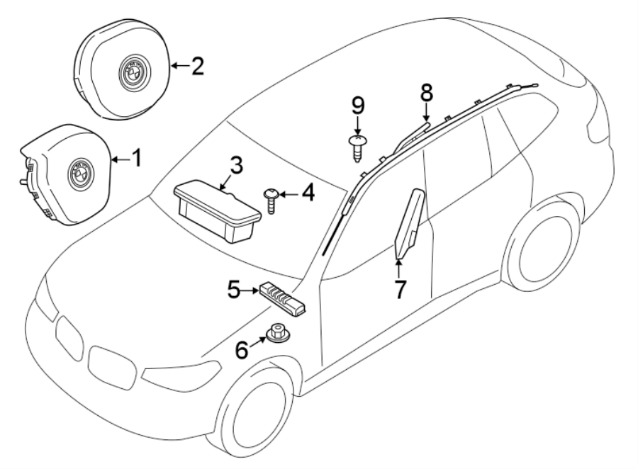 1RESTRAINT SYSTEMS. AIR BAG COMPONENTS.https://images.simplepart.com/images/parts/motor/fullsize/1937425.png