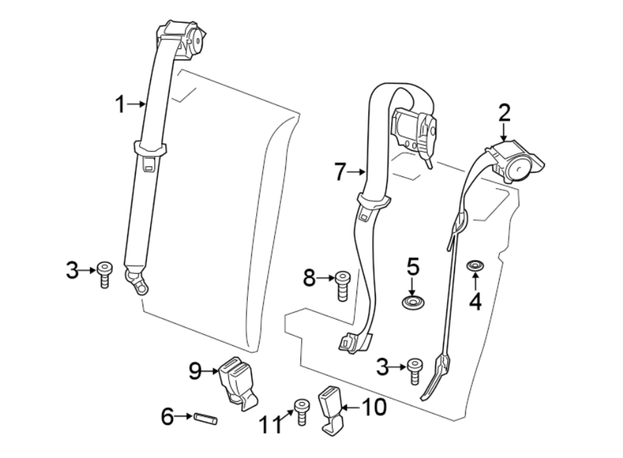 3RESTRAINT SYSTEMS. REAR SEAT BELTS.https://images.simplepart.com/images/parts/motor/fullsize/1937440.png