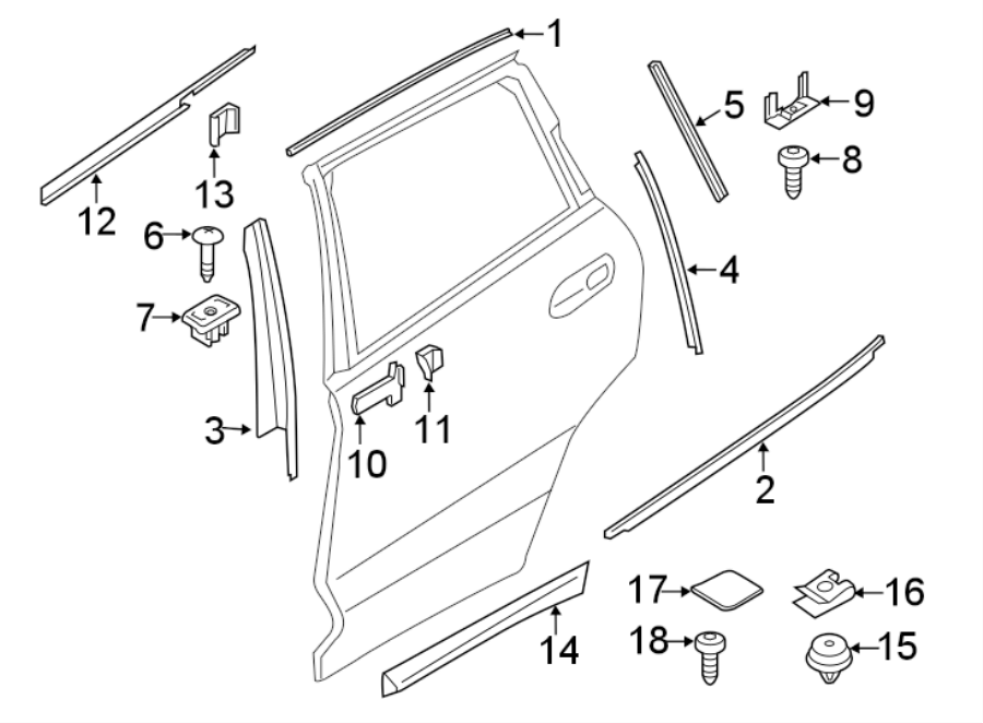 16REAR DOOR. EXTERIOR TRIM.https://images.simplepart.com/images/parts/motor/fullsize/1937590.png