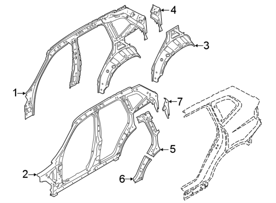 3QUARTER PANEL. INNER STRUCTURE.https://images.simplepart.com/images/parts/motor/fullsize/1937630.png