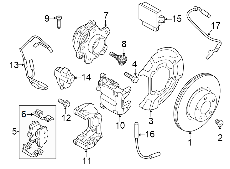 1Rear suspension. Brake components.https://images.simplepart.com/images/parts/motor/fullsize/1937646.png