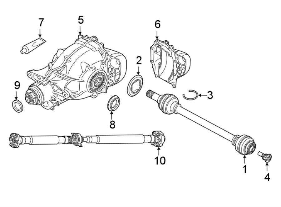 REAR SUSPENSION. AXLE & DIFFERENTIAL.