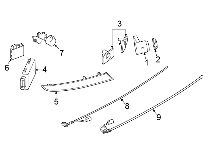 1Rear bumper. Electrical components.https://images.simplepart.com/images/parts/motor/fullsize/1937766.png