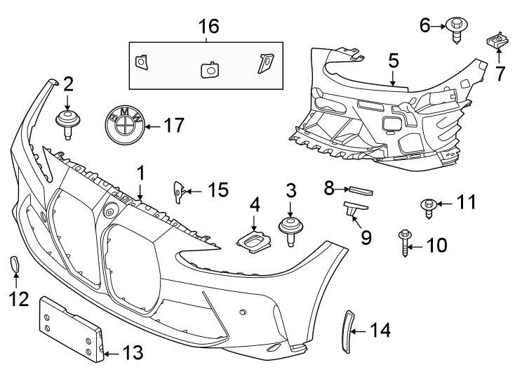 15Front bumper. Bumper & components.https://images.simplepart.com/images/parts/motor/fullsize/1938030.png