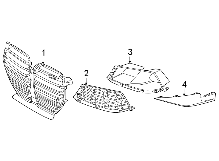 2Front bumper. Grille & components.https://images.simplepart.com/images/parts/motor/fullsize/1938037.png