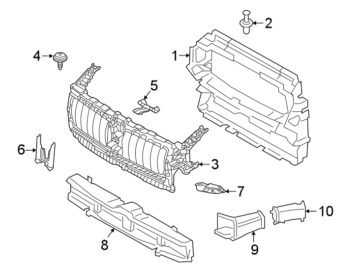 8Radiator support. Air intake.https://images.simplepart.com/images/parts/motor/fullsize/1938050.png