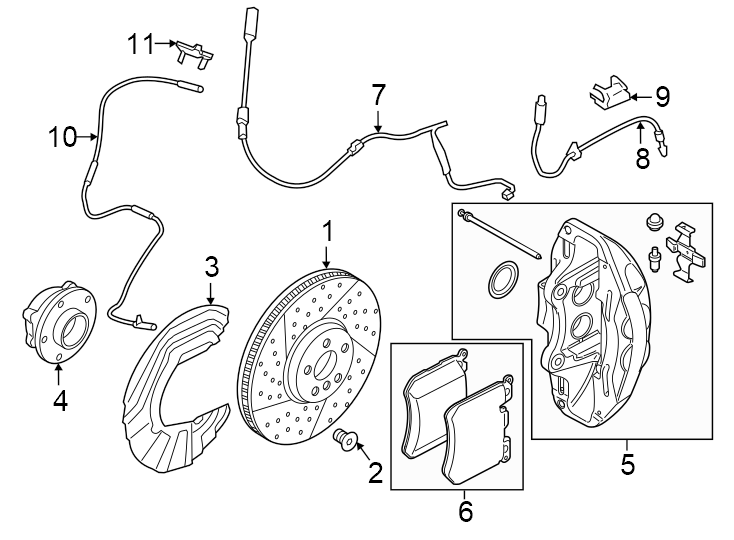 9Front suspension. Brake components.https://images.simplepart.com/images/parts/motor/fullsize/1938292.png