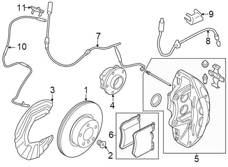 1Front suspension. Brake components.https://images.simplepart.com/images/parts/motor/fullsize/1938326.png