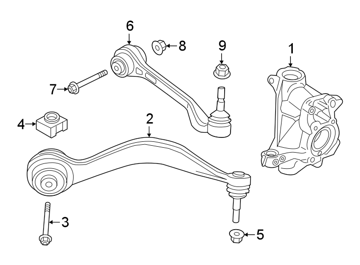 Front suspension. Suspension components.