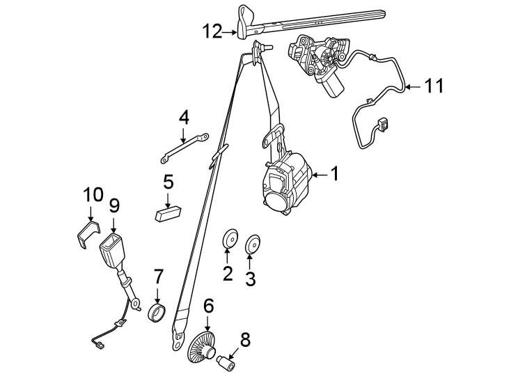 7Restraint systems. Front seat belts.https://images.simplepart.com/images/parts/motor/fullsize/1938465.png