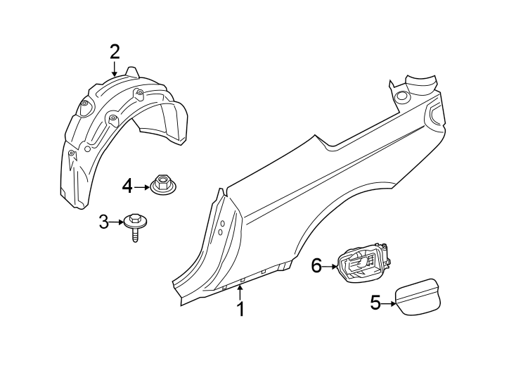 Quarter panel & components.