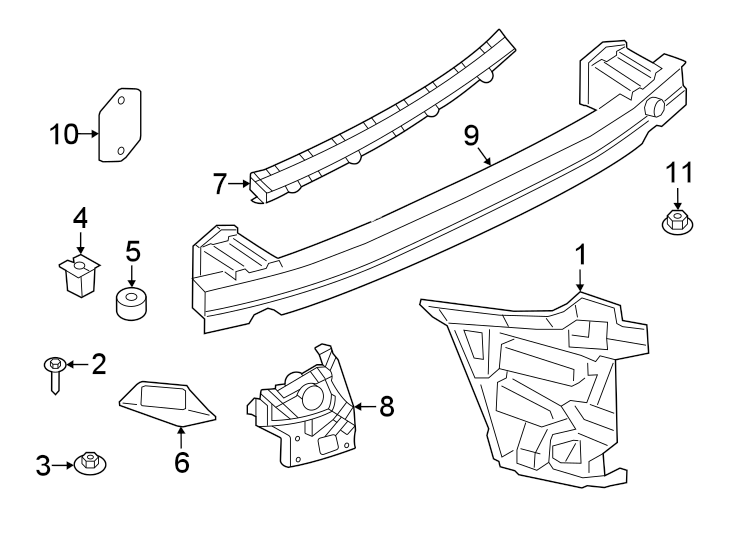 6Rear bumper. Bumper & components.https://images.simplepart.com/images/parts/motor/fullsize/1938935.png