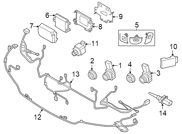 3Front bumper & grille. Electrical components.https://images.simplepart.com/images/parts/motor/fullsize/1939045.png