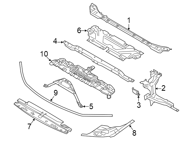 6Radiator support.https://images.simplepart.com/images/parts/motor/fullsize/1939055.png