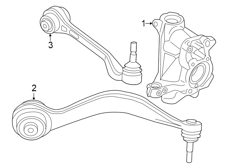 1Front suspension. Suspension components.https://images.simplepart.com/images/parts/motor/fullsize/1939330.png