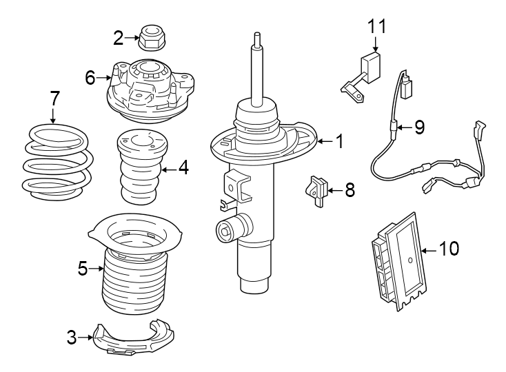 11Front suspension. Struts & components.https://images.simplepart.com/images/parts/motor/fullsize/1939340.png