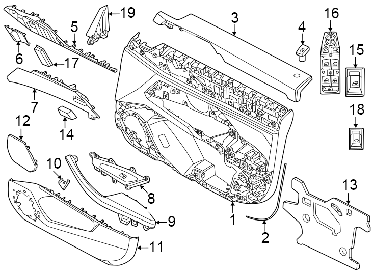 17Front door. Interior trim.https://images.simplepart.com/images/parts/motor/fullsize/1939565.png