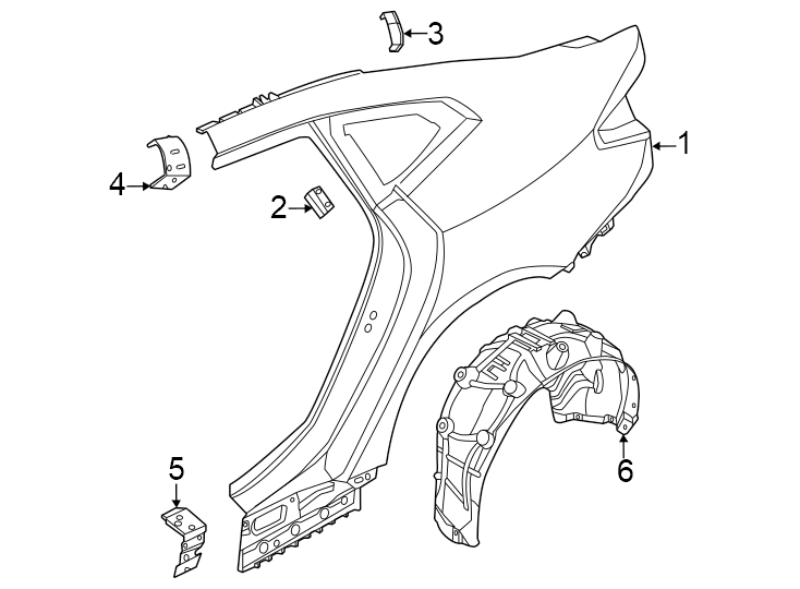 6Quarter panel & components.https://images.simplepart.com/images/parts/motor/fullsize/1939590.png