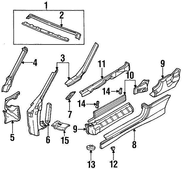 13PILLARS. ROCKER & FLOOR. UNISIDE.https://images.simplepart.com/images/parts/motor/fullsize/1940445.png