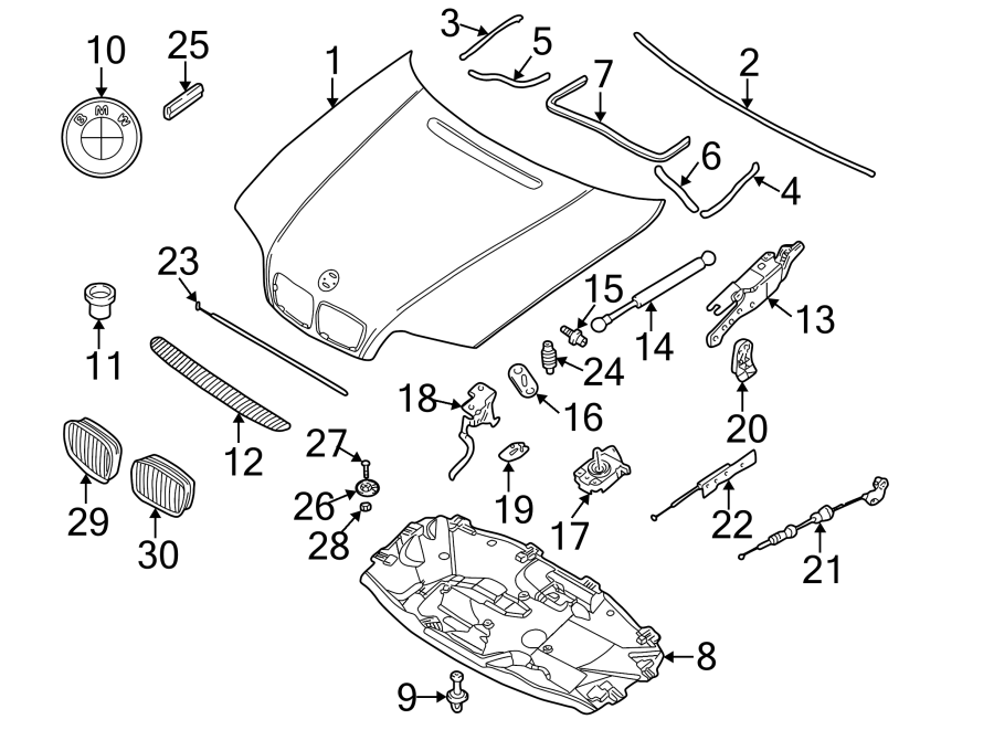 22HOOD & GRILLE. GRILLE & COMPONENTS. HOOD & COMPONENTS.https://images.simplepart.com/images/parts/motor/fullsize/1941140.png