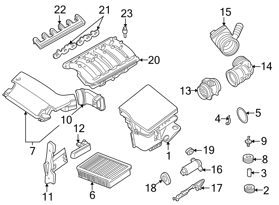 23Air intake.https://images.simplepart.com/images/parts/motor/fullsize/1941222.png