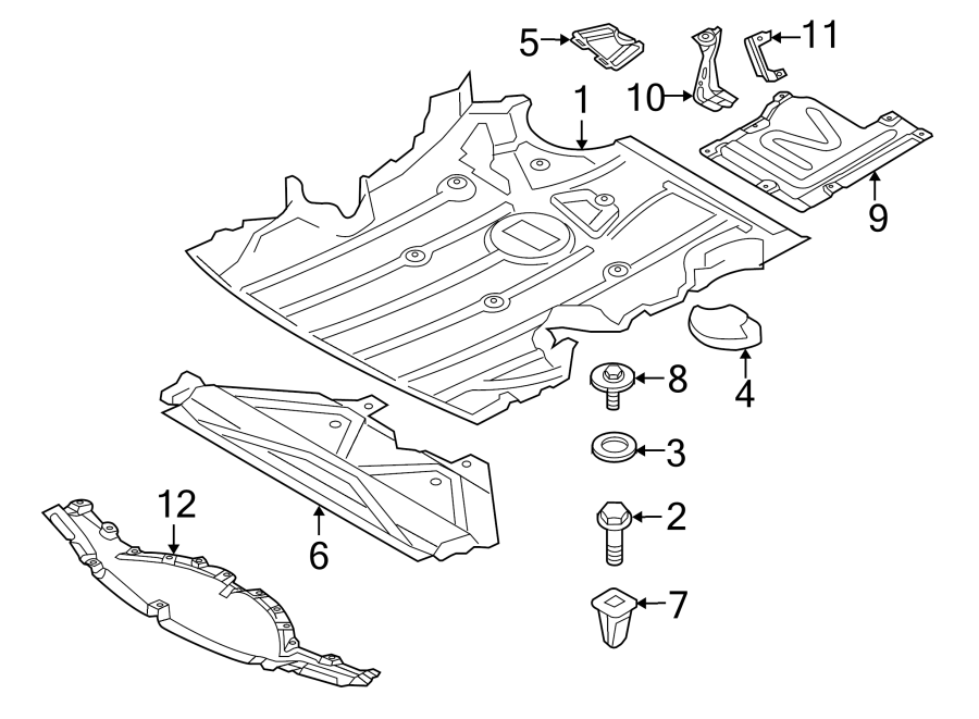 3Radiator support. Splash shields.https://images.simplepart.com/images/parts/motor/fullsize/1942055.png