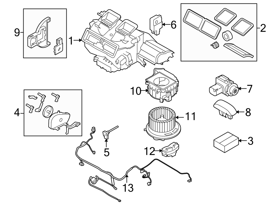 10AIR CONDITIONER & HEATER. BLOWER MOTOR & FAN. CASE & COMPONENTS.https://images.simplepart.com/images/parts/motor/fullsize/1942100.png