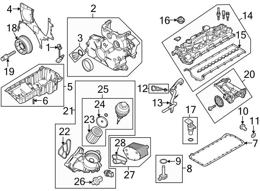 Engine parts.