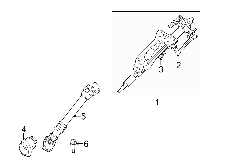 STEERING COLUMN ASSEMBLY.https://images.simplepart.com/images/parts/motor/fullsize/1942295.png