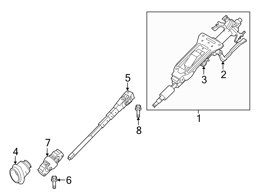 1STEERING COLUMN ASSEMBLY.https://images.simplepart.com/images/parts/motor/fullsize/1942300.png