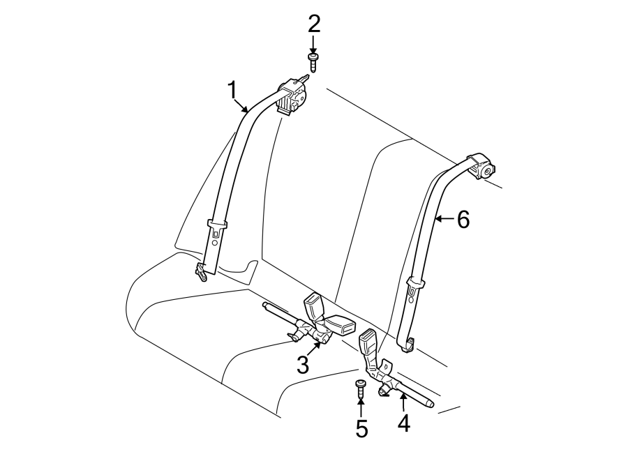 2RESTRAINT SYSTEMS. REAR SEAT BELTS.https://images.simplepart.com/images/parts/motor/fullsize/1942401.png