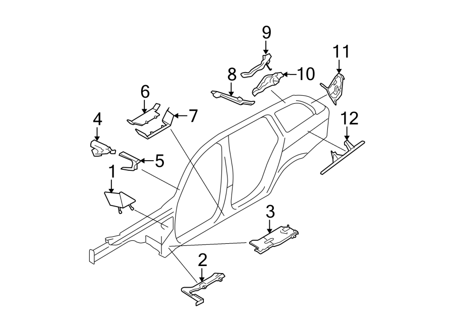 11PILLARS. ROCKER & FLOOR. INNER COMPONENTS.https://images.simplepart.com/images/parts/motor/fullsize/1942487.png