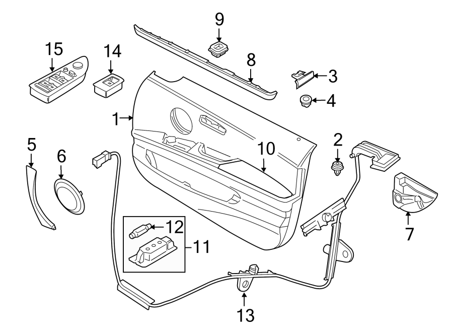 13Front door. Interior trim.https://images.simplepart.com/images/parts/motor/fullsize/1942520.png