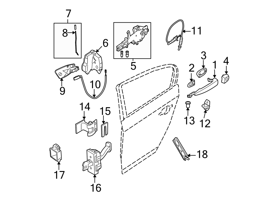 4Rear door. Trunk lid. Lock & hardware.https://images.simplepart.com/images/parts/motor/fullsize/1942535.png